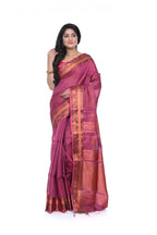 Pink Handloom Saree Allover Zari Woven