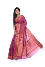 Pink Handloom Saree Allover Zari Woven